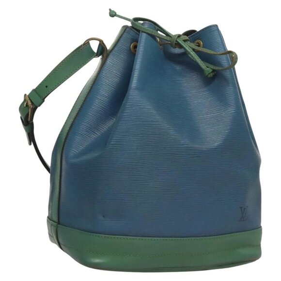 LOUIS VUITTON Epi Noe Shoulder Bag Bicolor Green Blue M44044 LV Auth 125216 - Picture 1 of 16